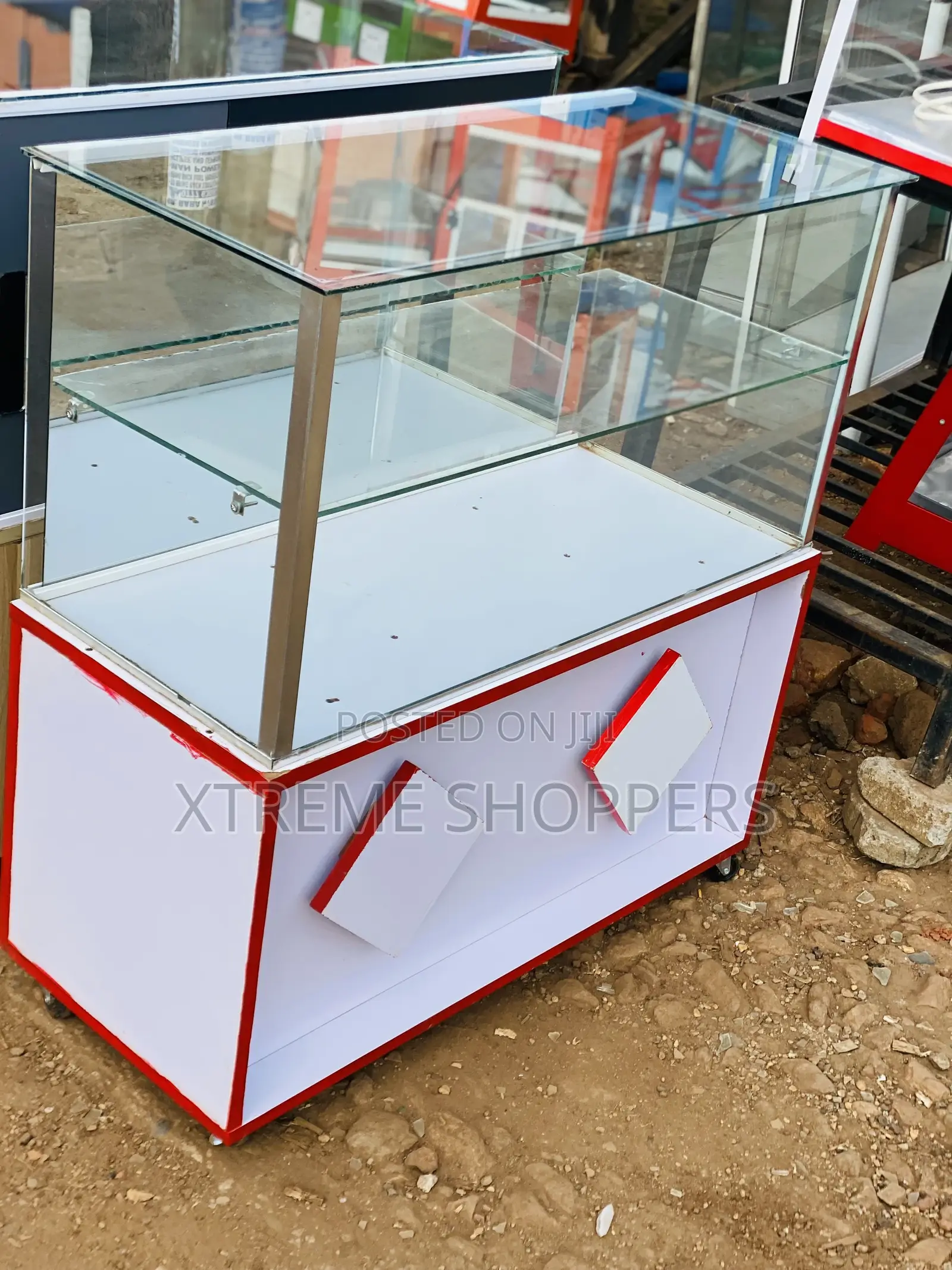 Greco Port / Display Glass Counter / Mirror 3ft