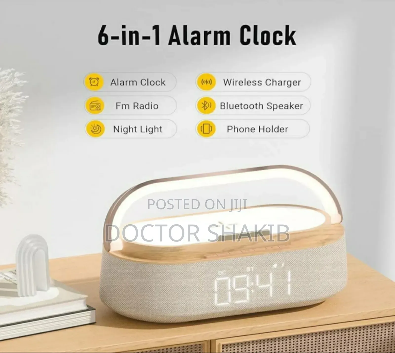 High Performance 6in1 Multifunction Alarm Clock