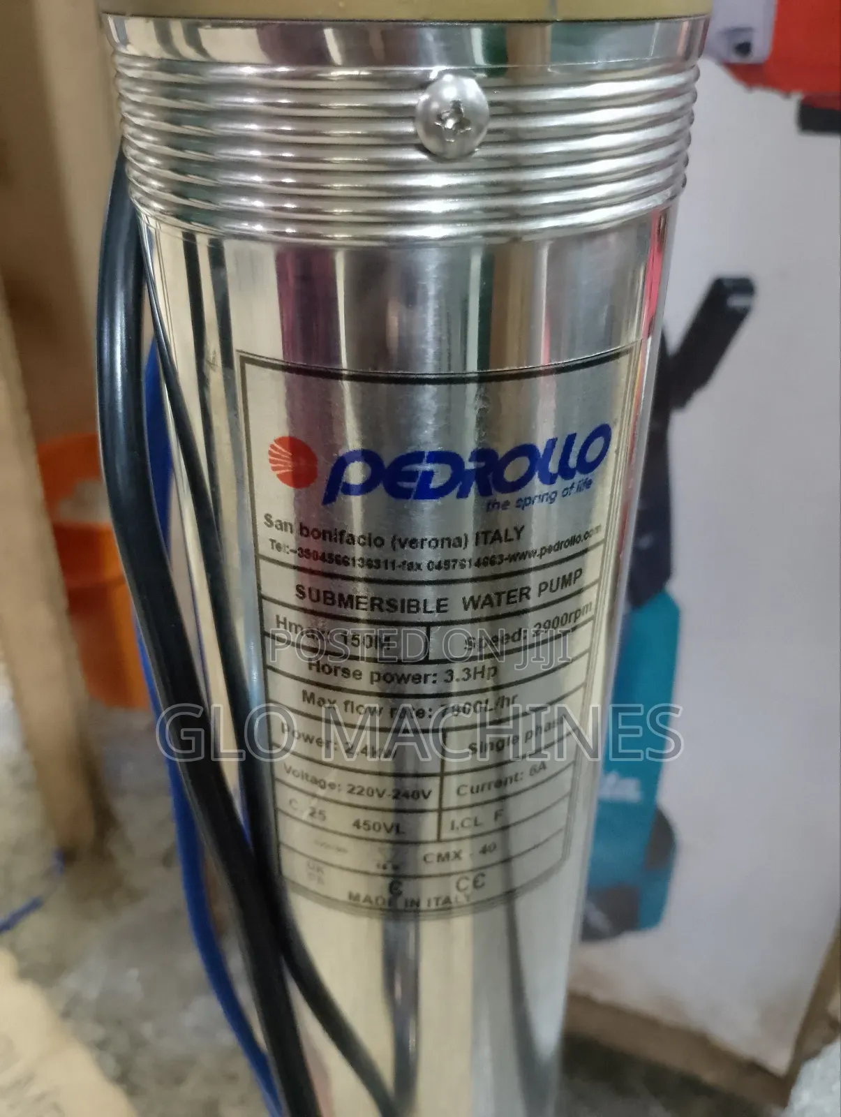 150m Pedrollo Submersible Water Pump