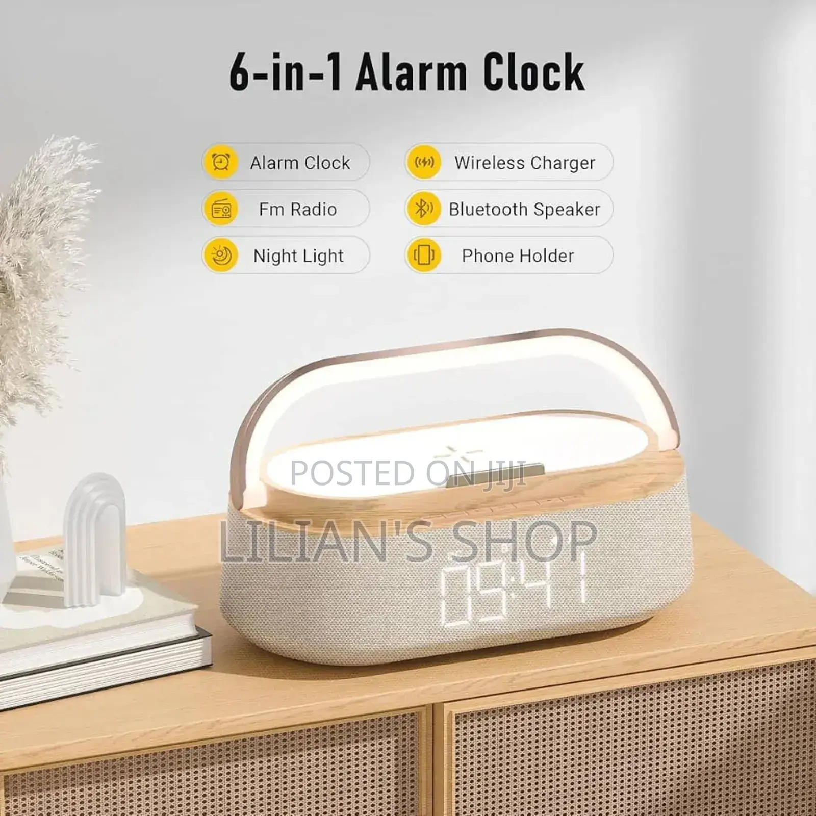 6in1 Multifunction Alarm Clock