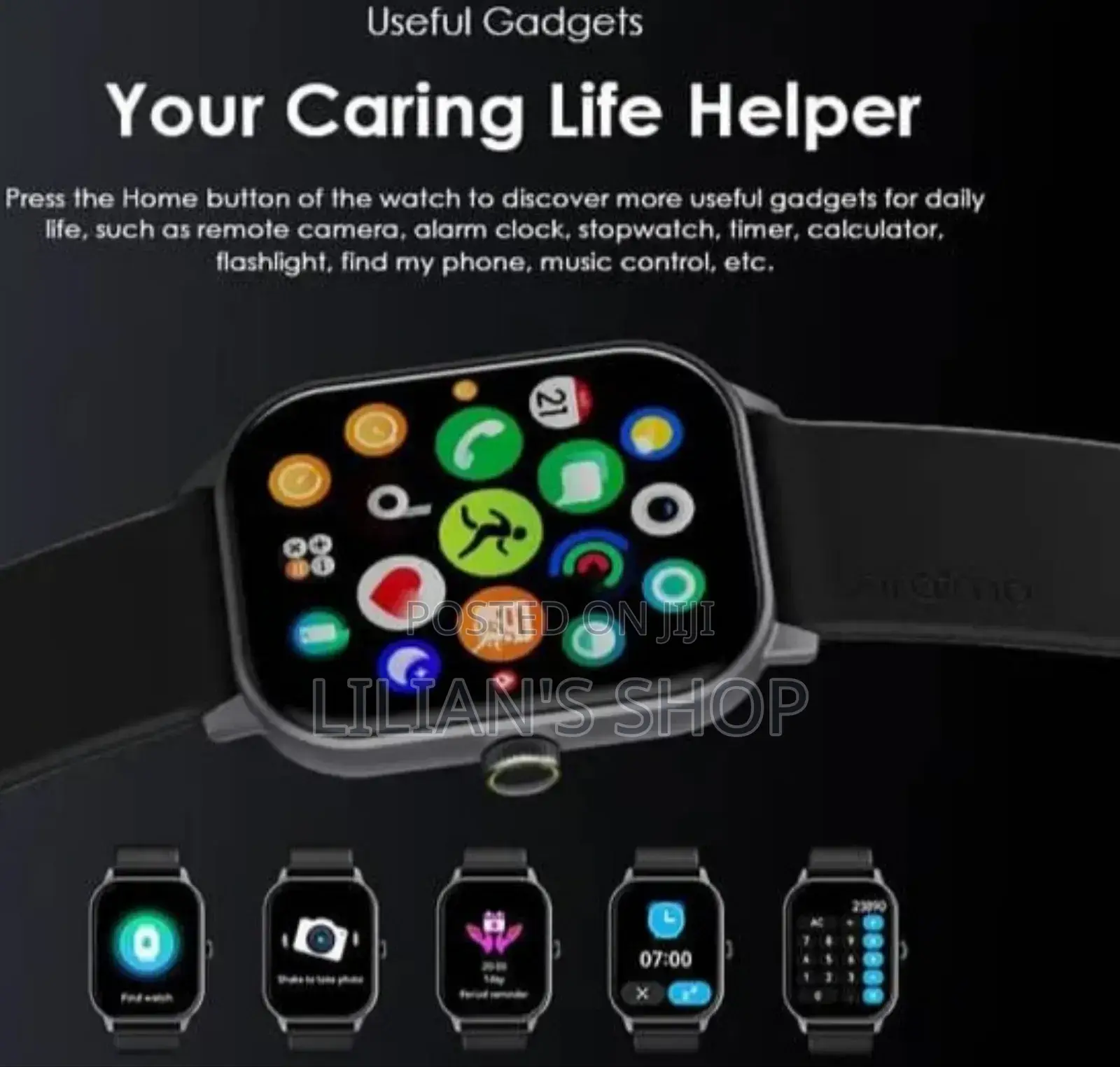 Oraimo Watch 5 Lite 2.01" Hd Ip68 Smart Watch