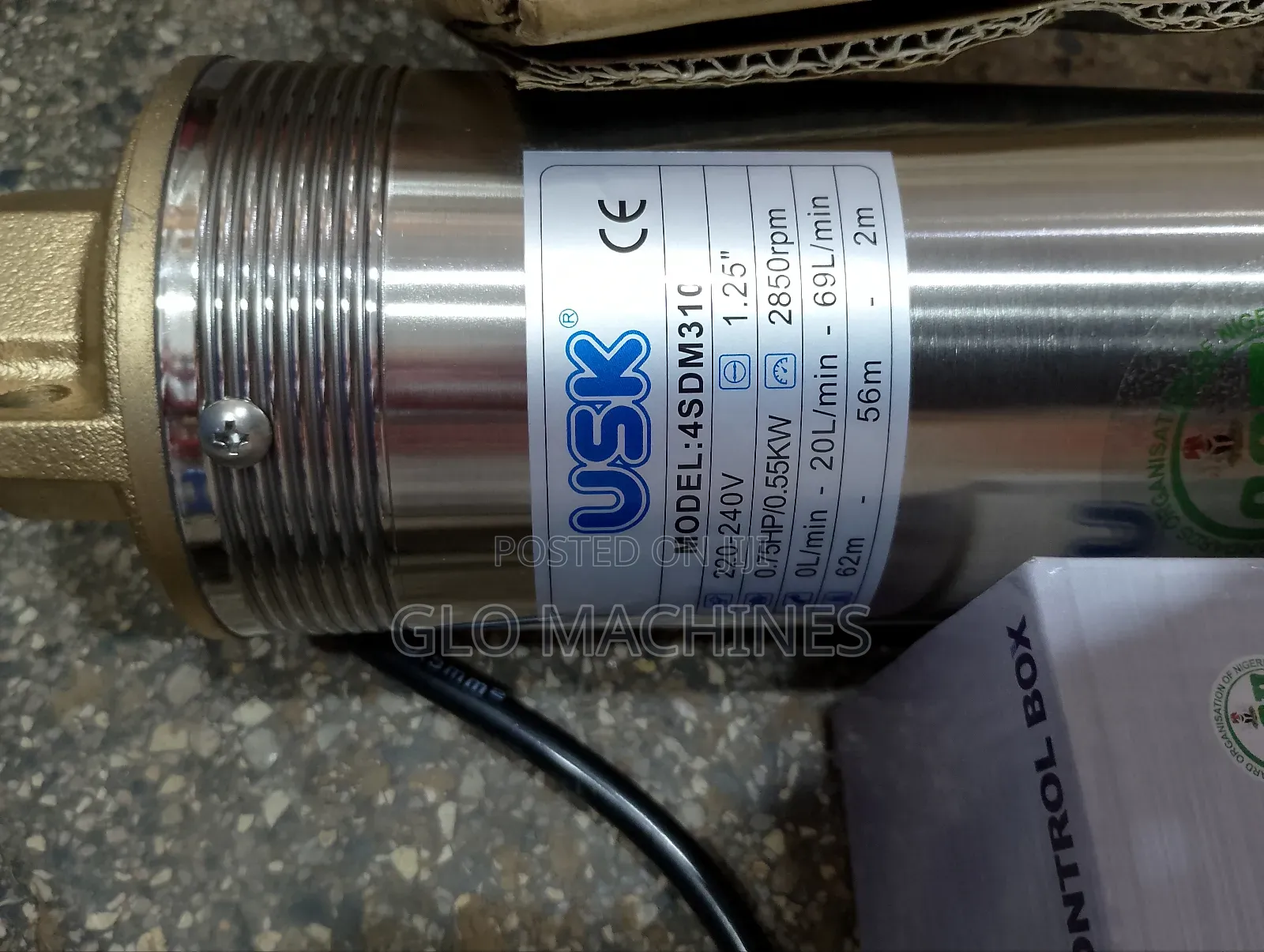 62m Usk Submersible Water Pump