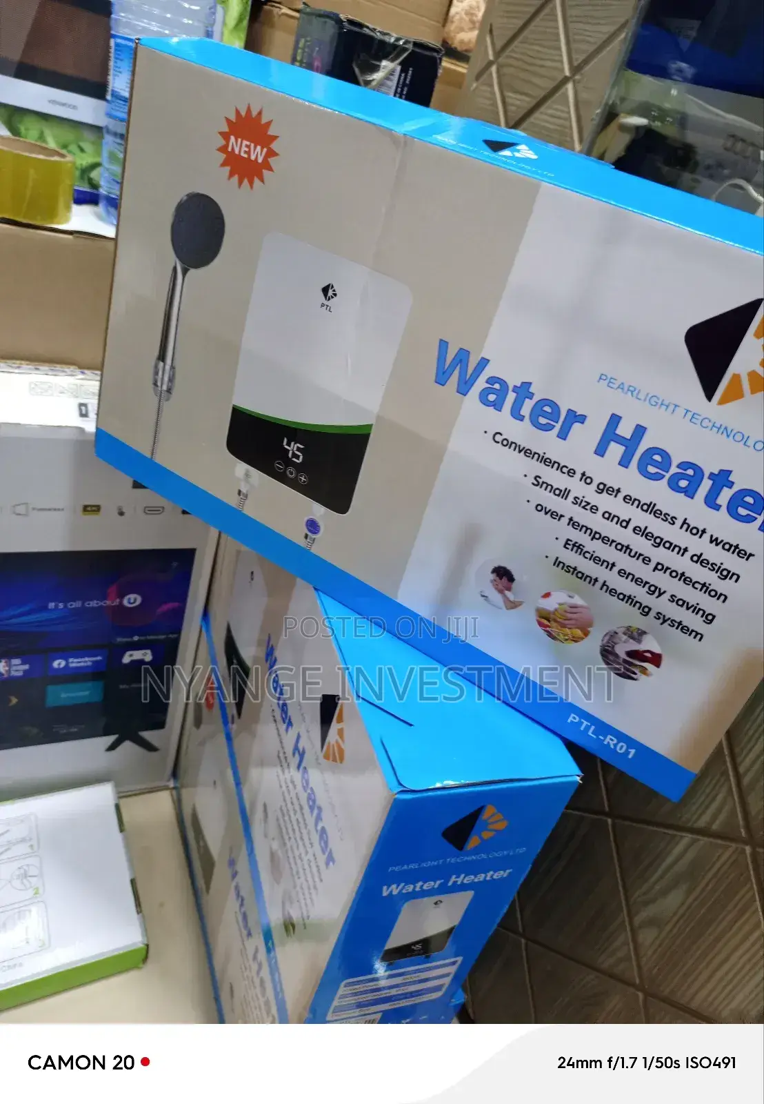 Pearl Light Water Heater. Water Heater