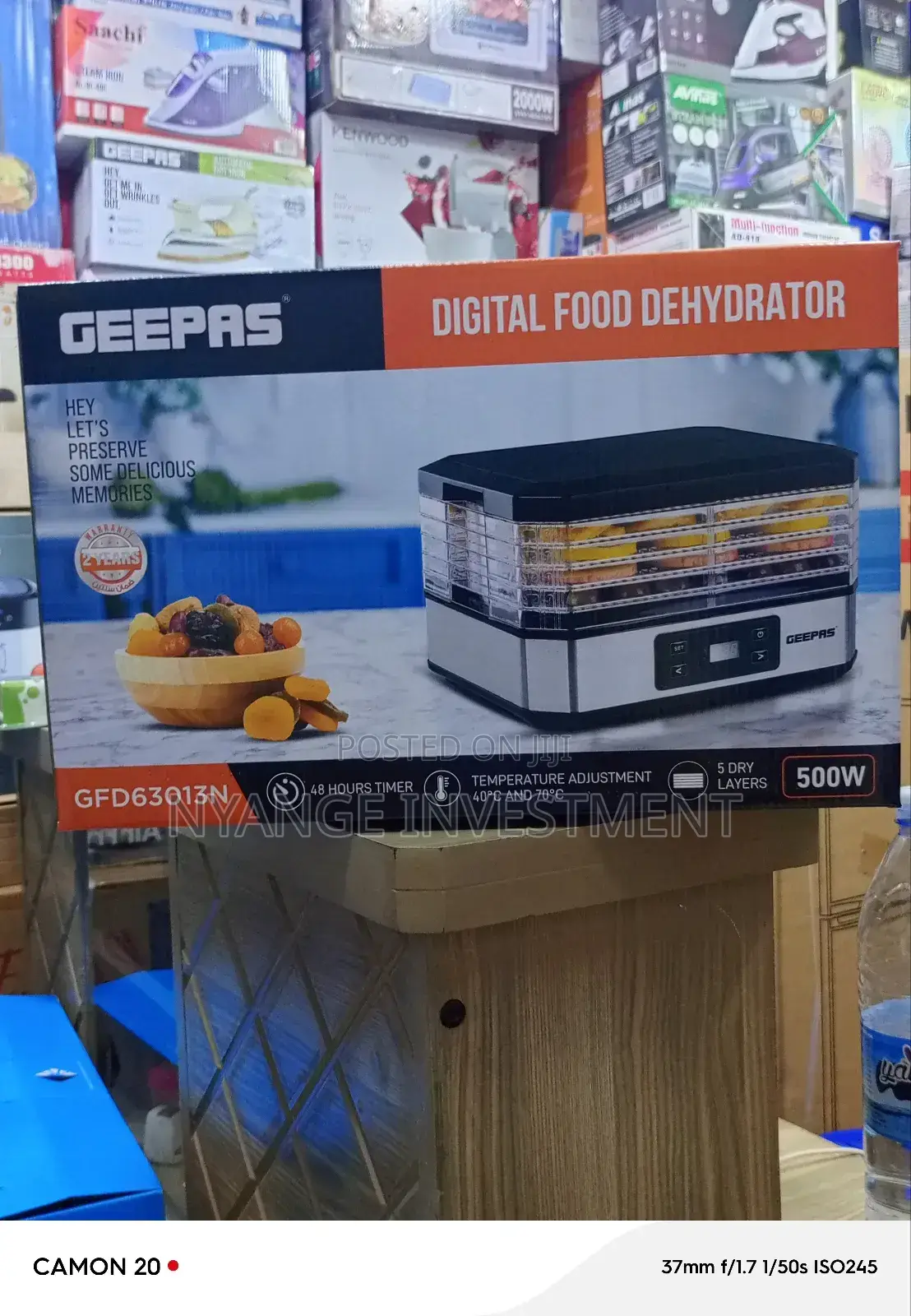 Geepas Food Dehydrator 5 Layers