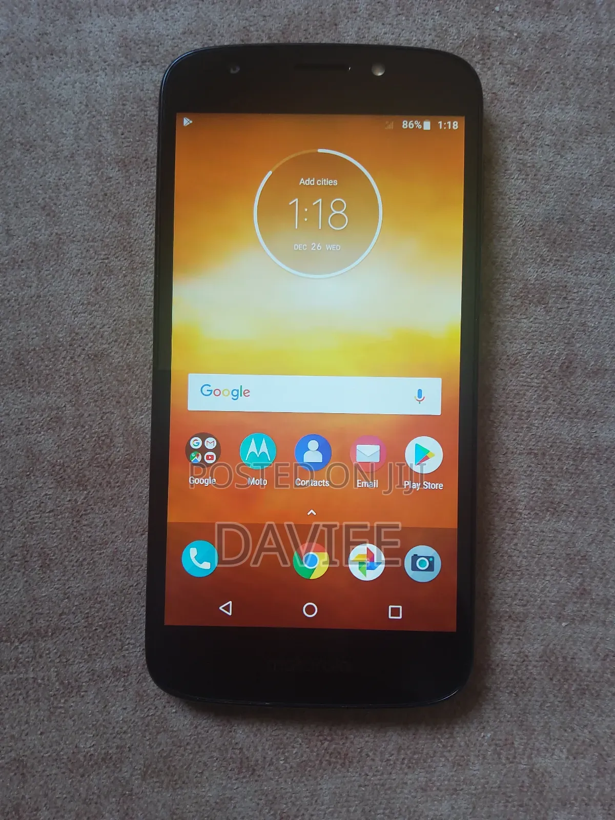 New Motorola Moto E5 Play 16 GB Black