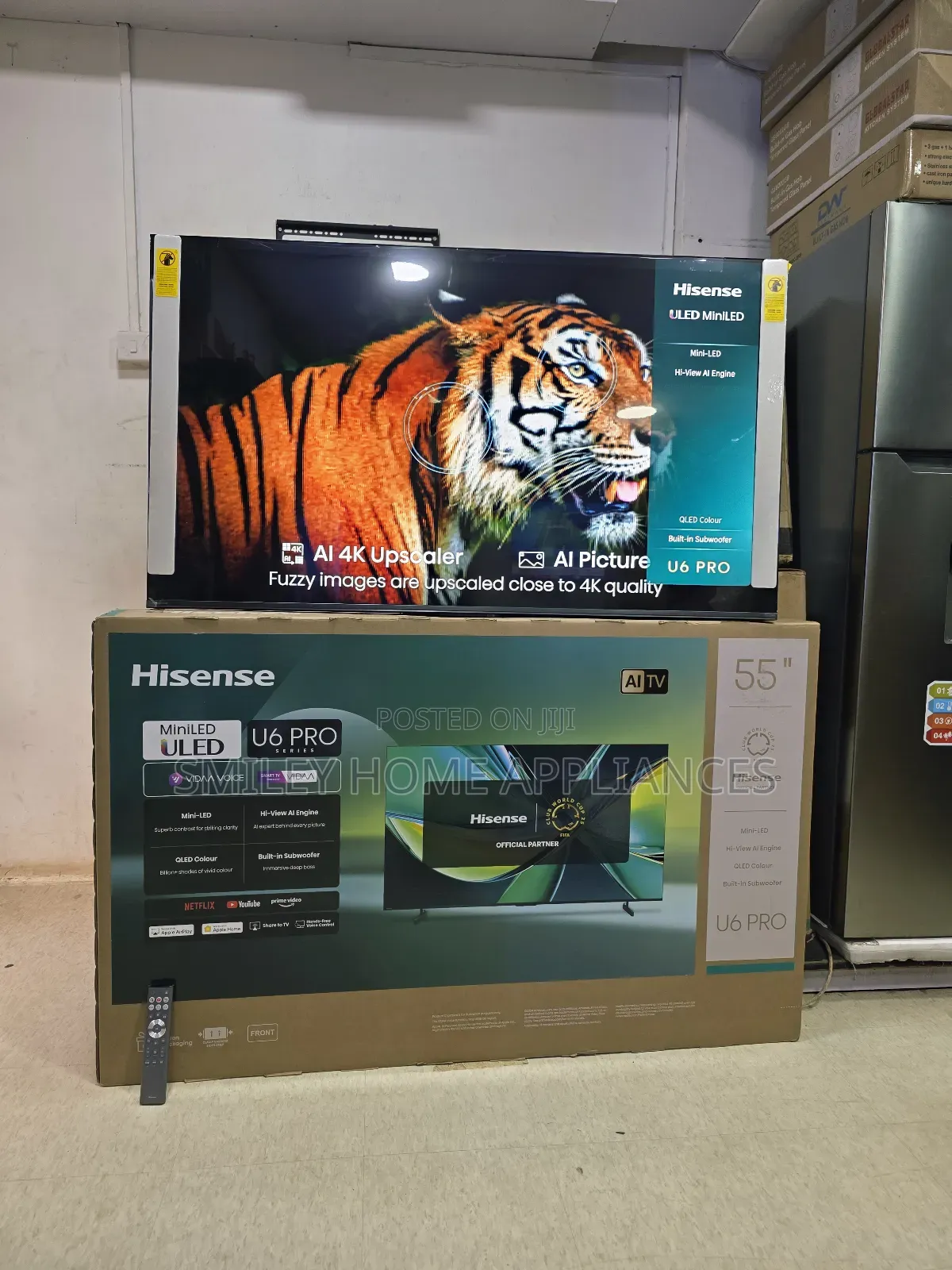 Hisense U6-Pro Series Miniled4k 55inches Vidaa Smart Tv at Discount
