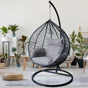 Hanging Egg Chair Swing With Cushions