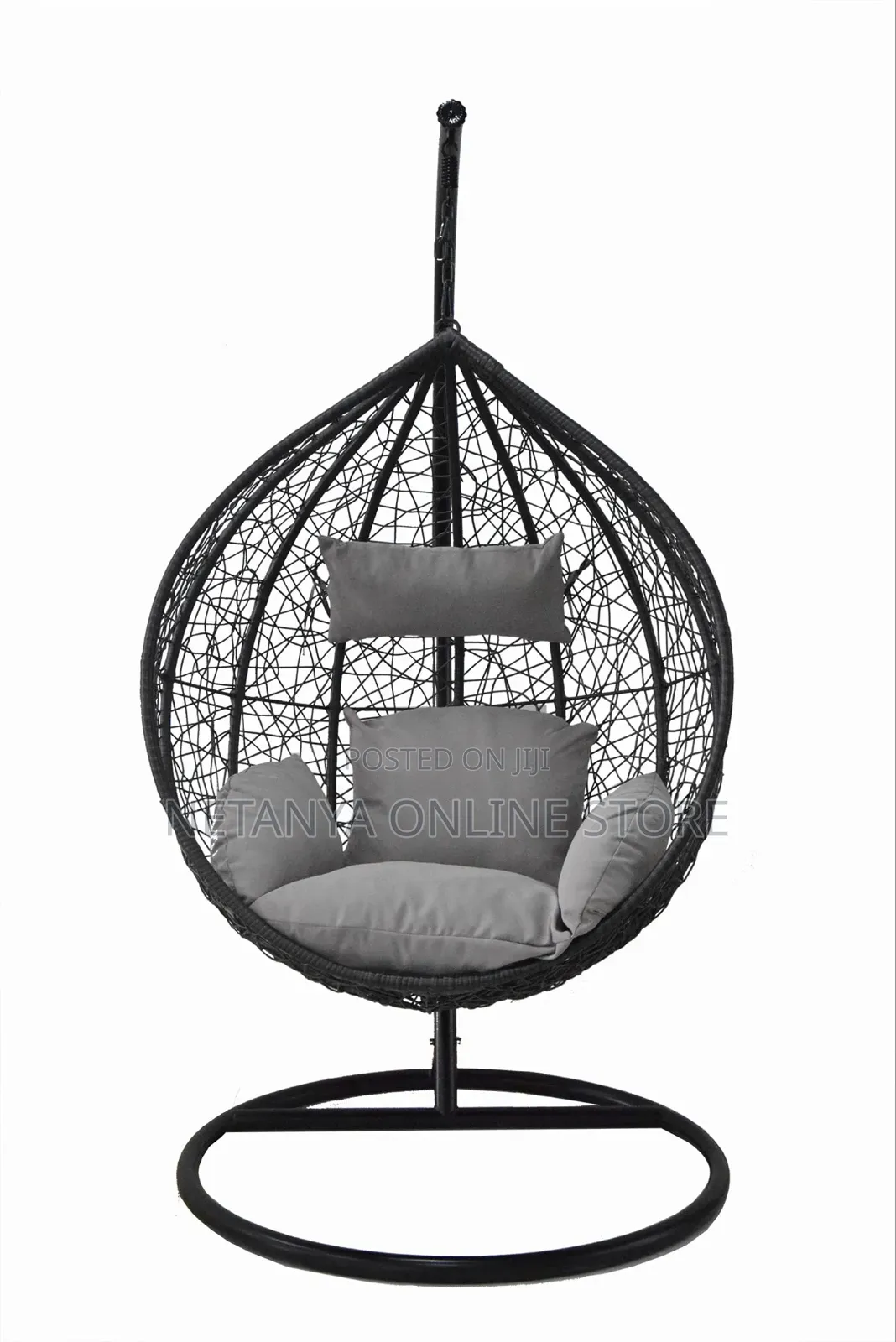 Hanging Egg Chair Swing With Cushions