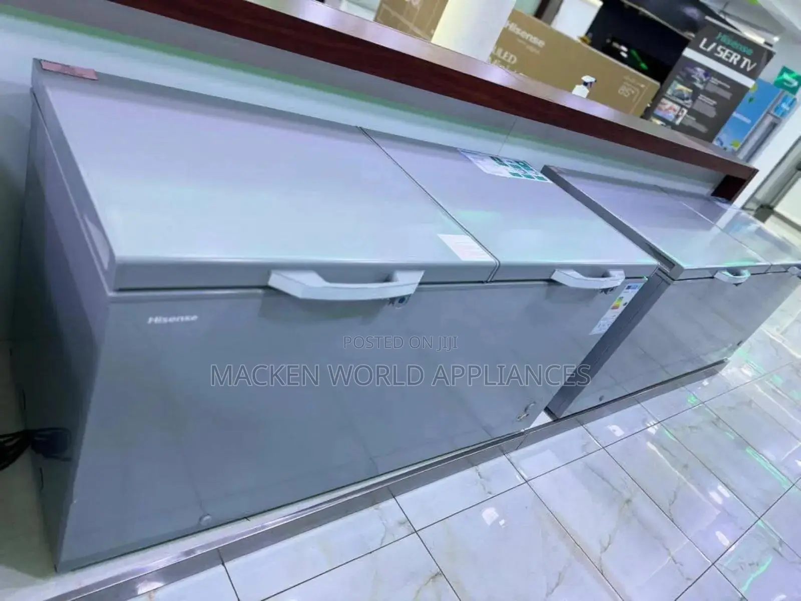 Hisense 660 Liters Double Door Freezer With 3 Years Warranty New