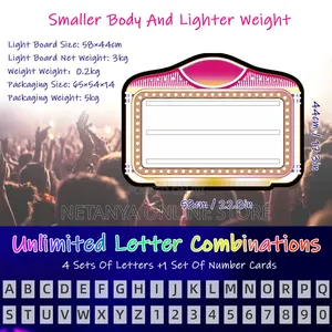 Vip Led Club Sign Presenter
