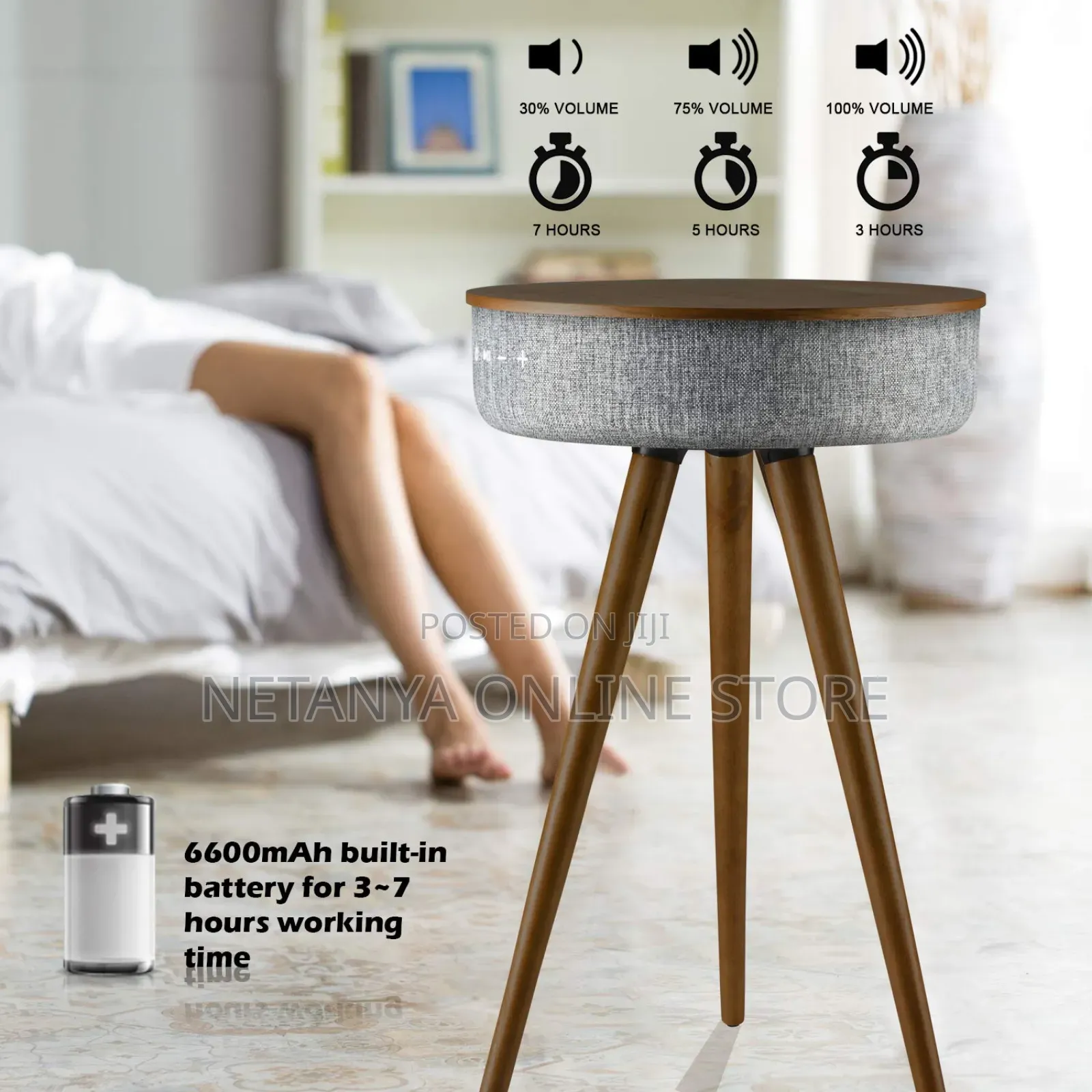Wireless Charging Smart Tablet With Speaker
