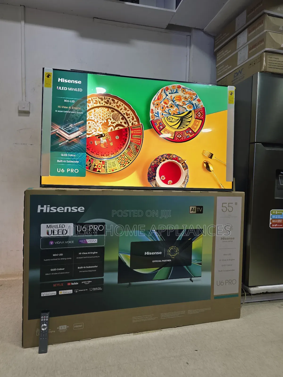 U6-Pro Series Miniled4k Uled Hisense 55inches Smart Tv at 20% Discount