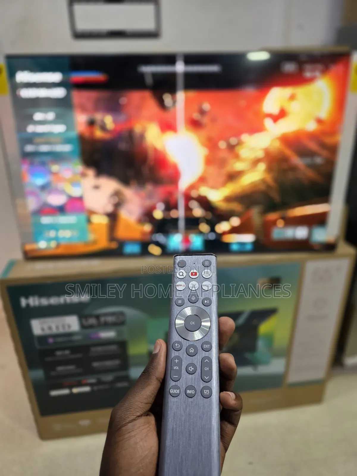 U6-Pro Series Miniled4k Uled Hisense 55inches Smart Tv at 20% Discount