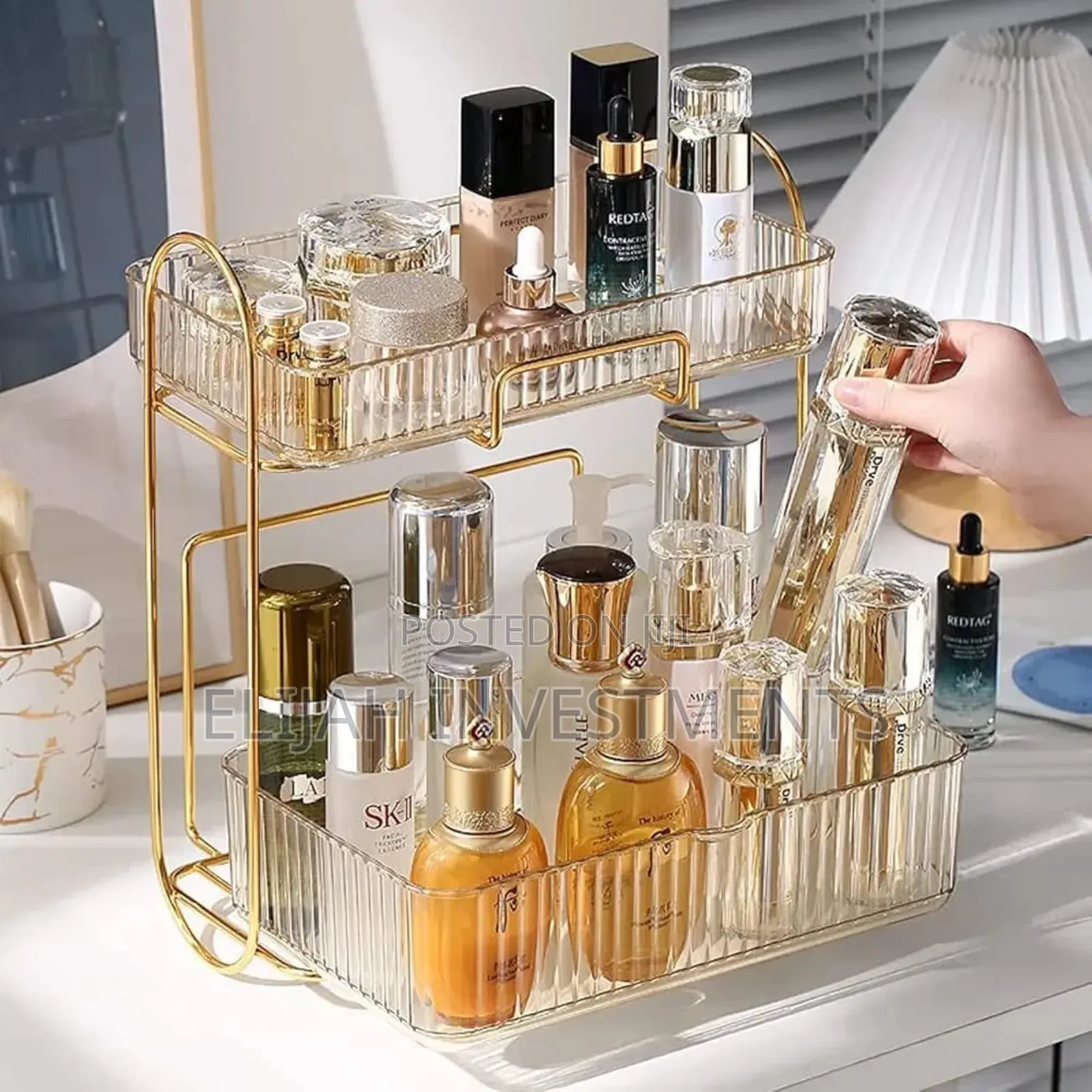 2-Tier Bathroom Organizer Countertop