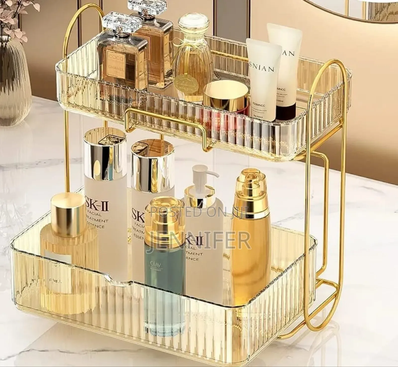 2-Tier Bathroom Organizer Countertop