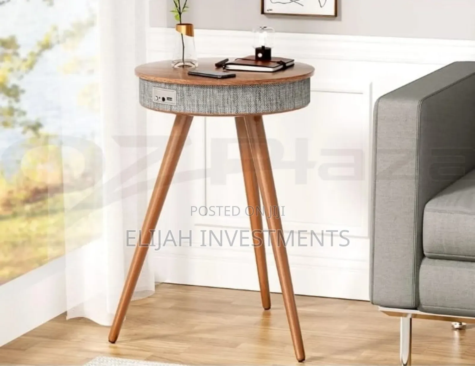 Smart Bluetooth Speaker Portable Coffee Table With Wireless Charging