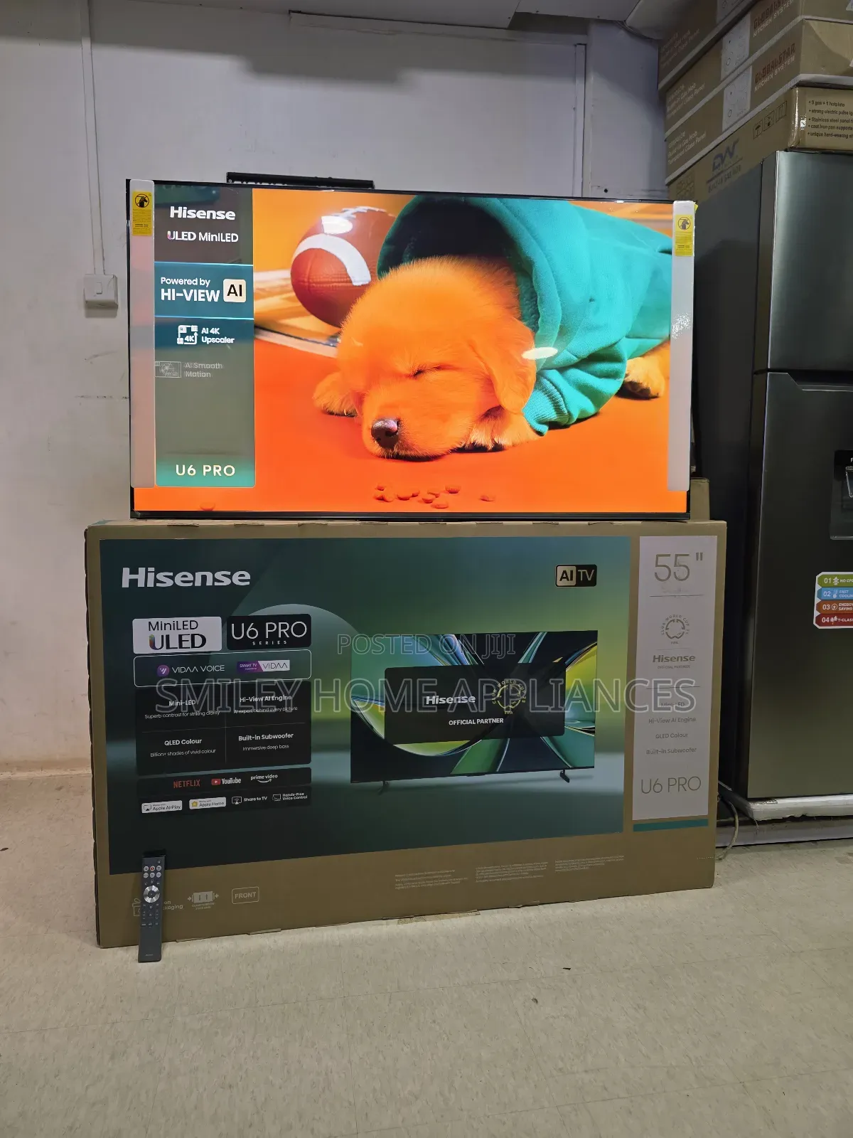 Hisense 55inches Uled4k U6pro Series Miniled Vida Tv With Dolby Atmos
