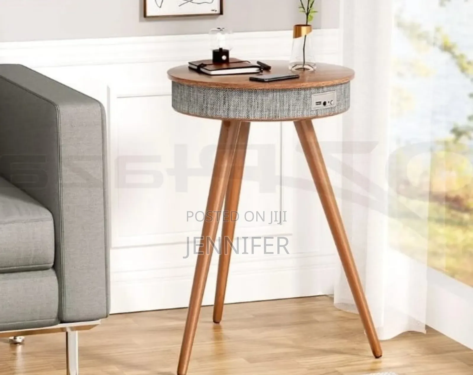 Smart Bluetooth Speaker Portable Coffee Table With Wireless Charging