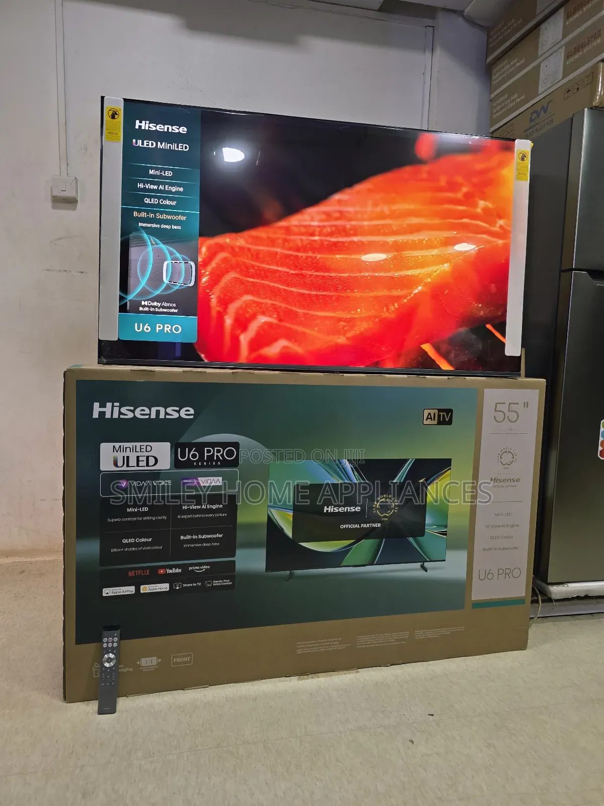 20% Discount Promotional Sales on Hisense 55inches Uled Miniled4k Tv