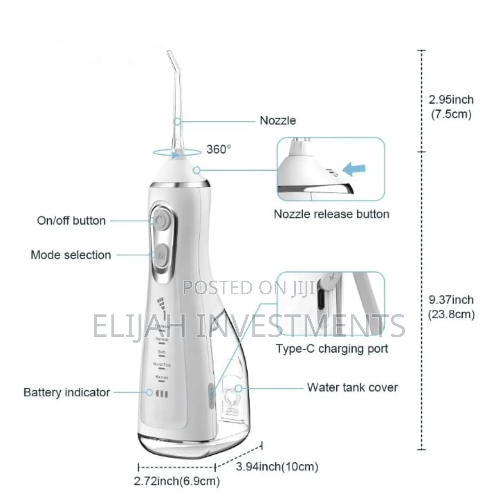 Portabal Intelligent Mouth Washer Flosser