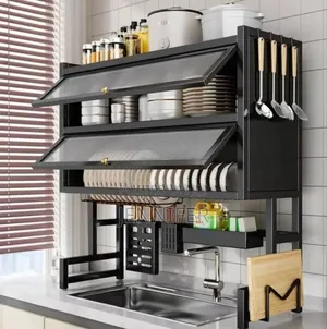 100cm 2-Tier Over-the-Sink Dish Drying Rack