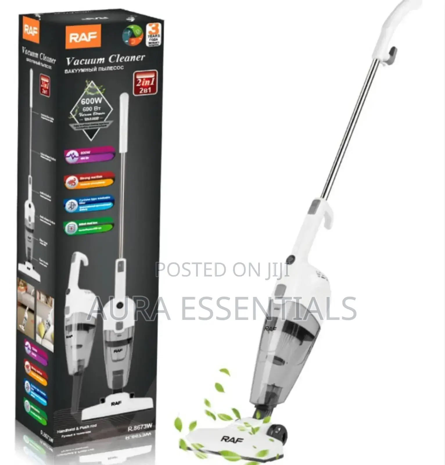 Raf R.8673w 2-in-1 Vacuum Cleaner
