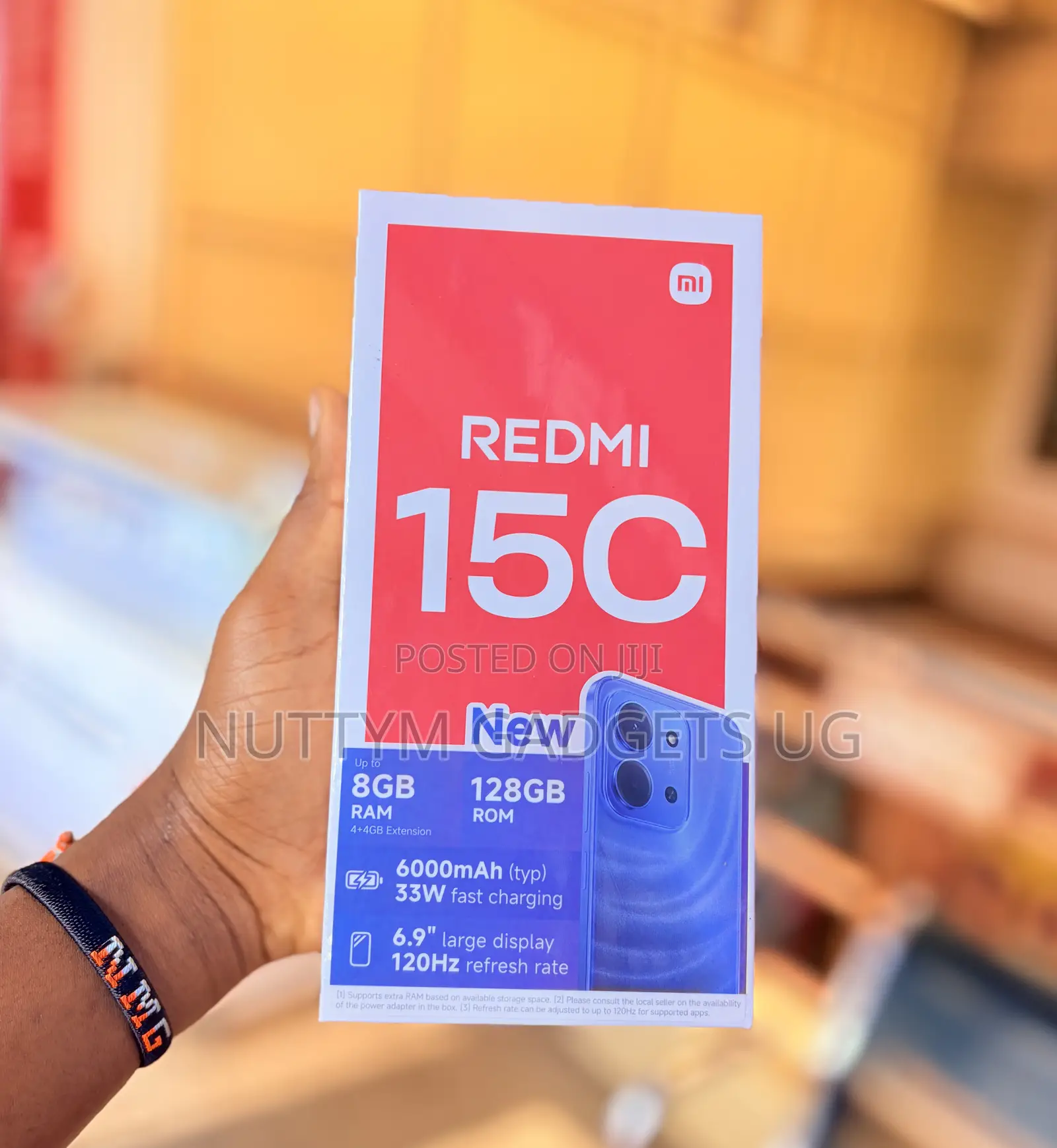 New Xiaomi Redmi 15C 4G 128 GB Red