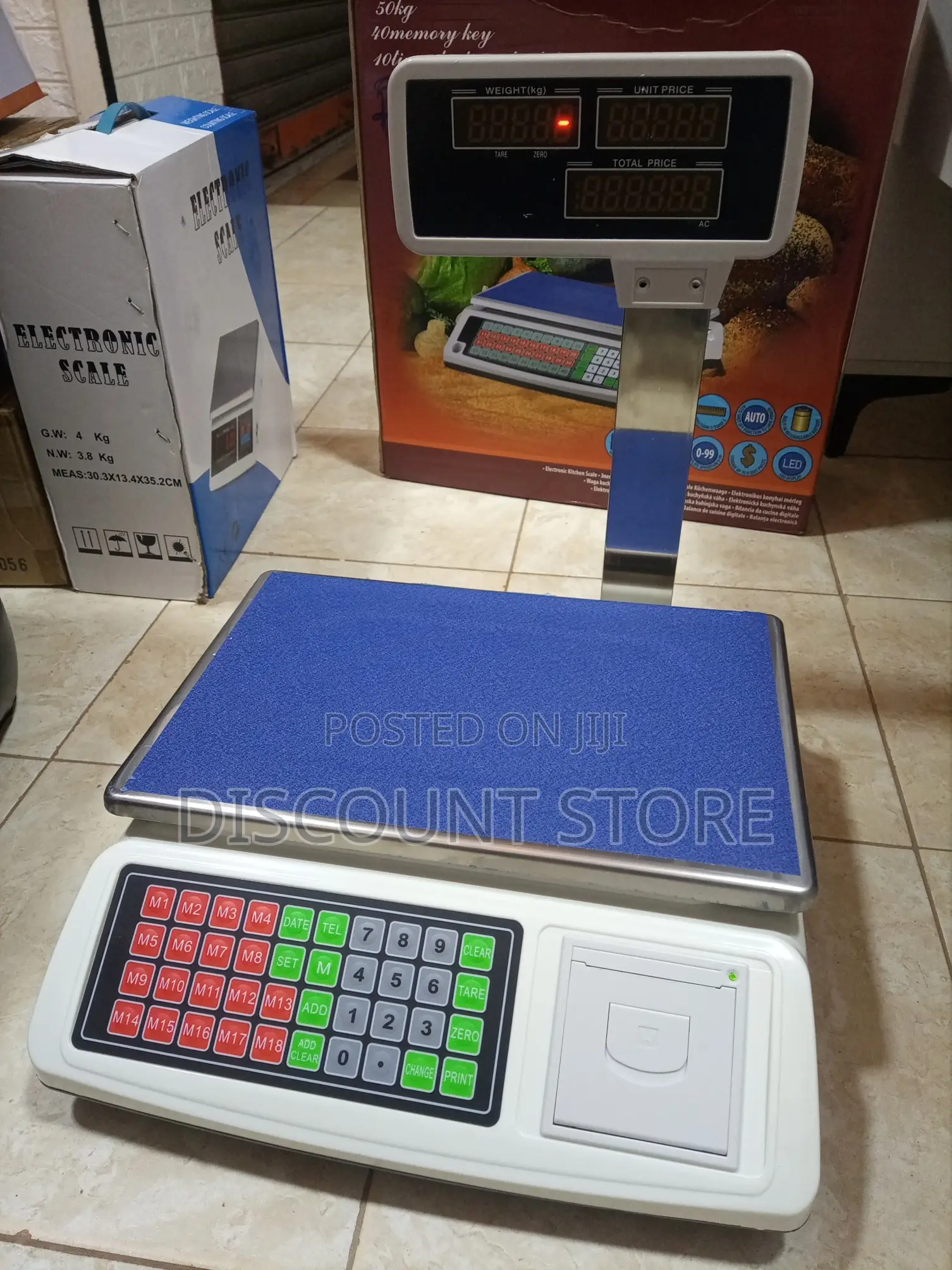 Industrial Weighing Scale 50kg Weigh Digital Platform Weighing Scale