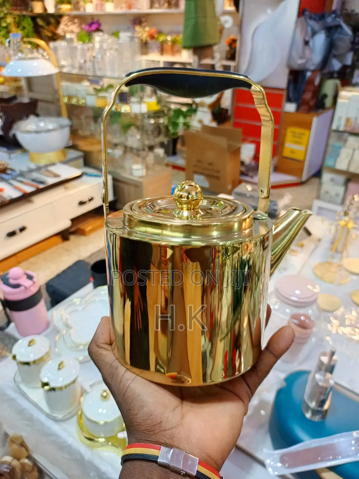 Golden Tea Kettle