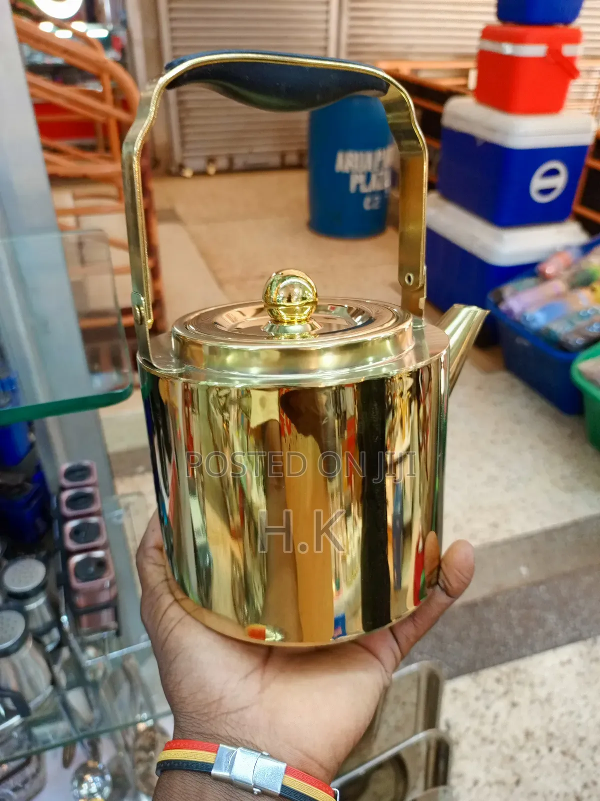 Golden Tea Kettle