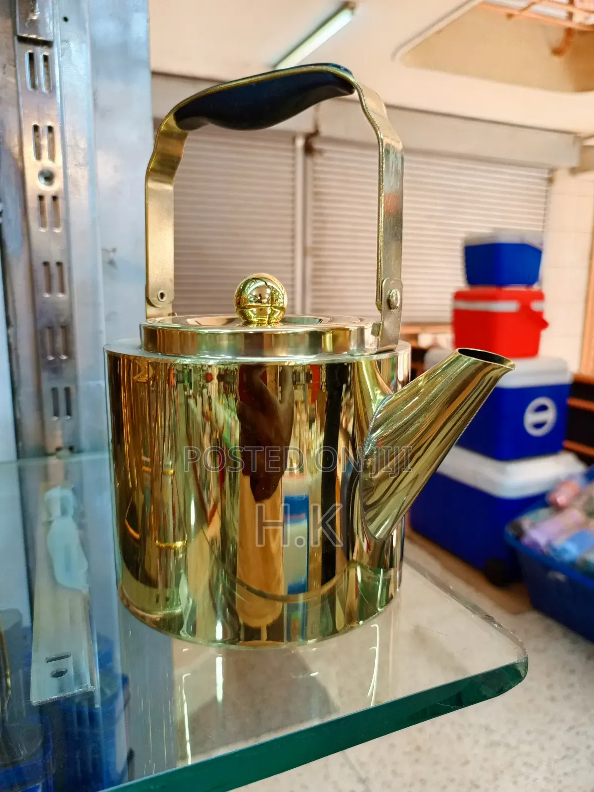 Golden Tea Kettle