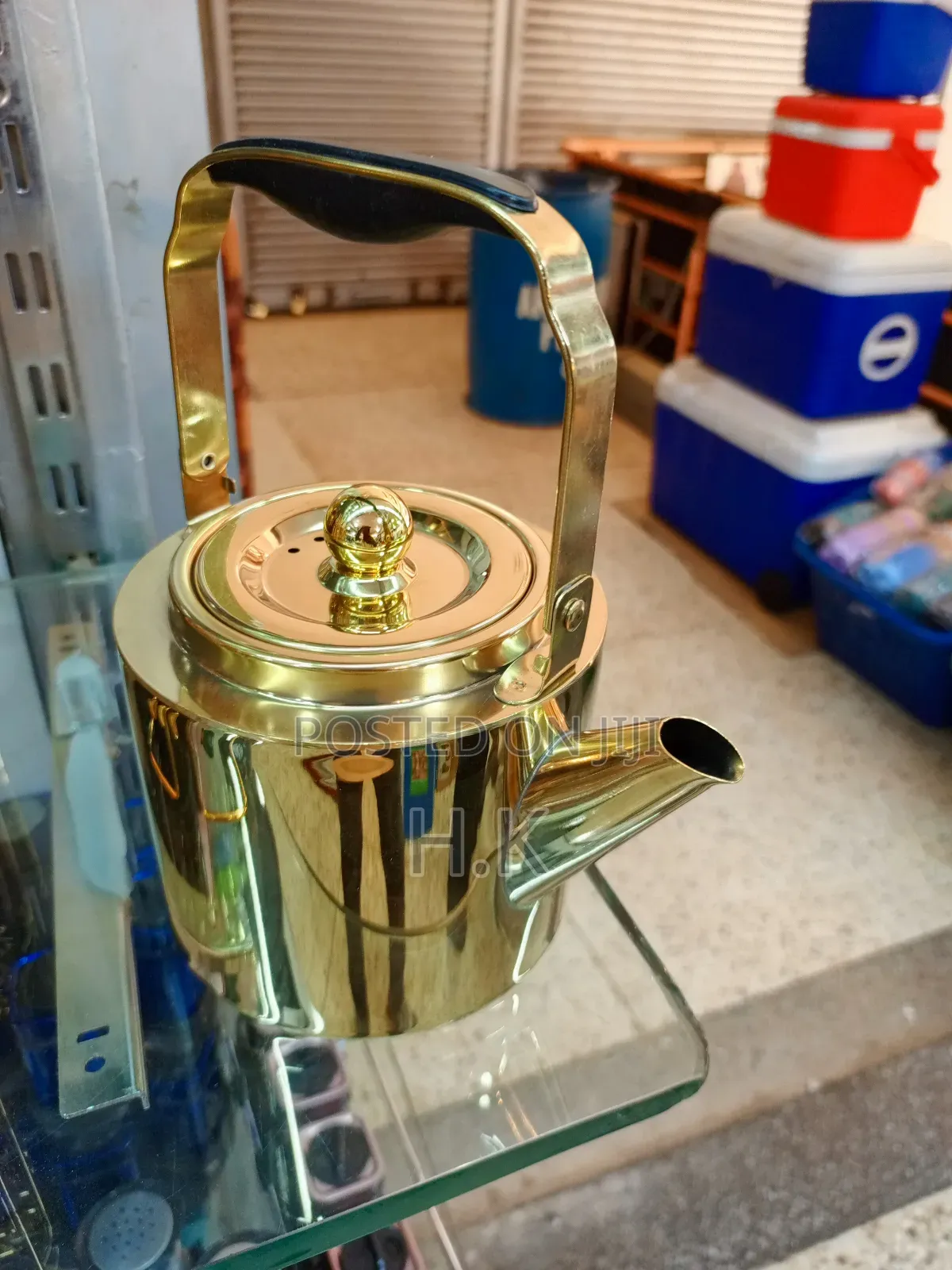 Golden Tea Kettle