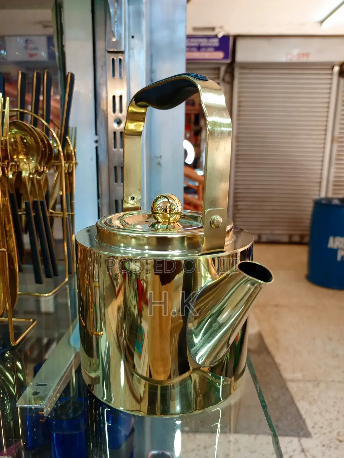 Golden Tea Kettle