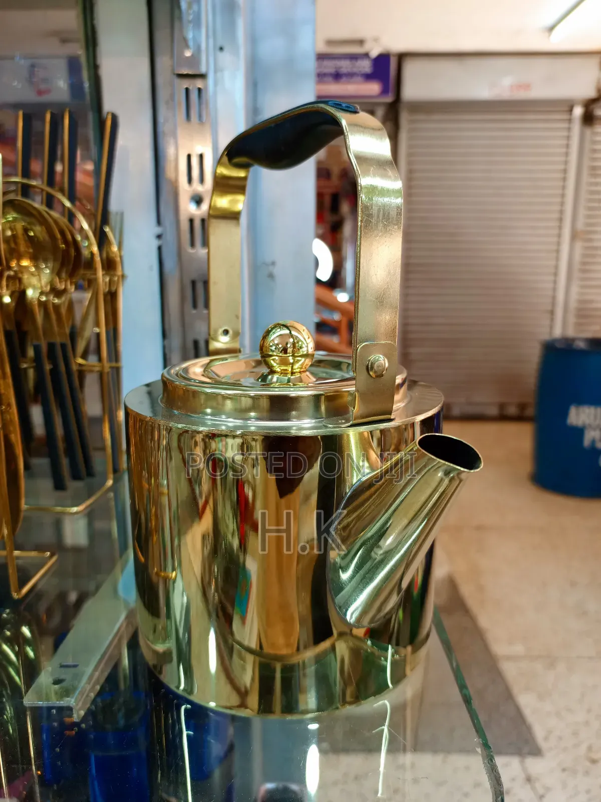 Golden Tea Kettle