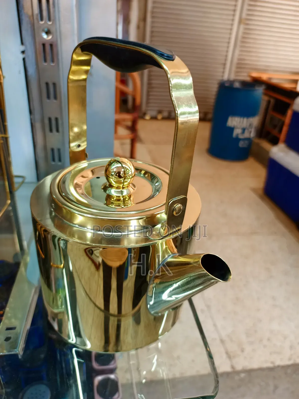 Golden Tea Kettle