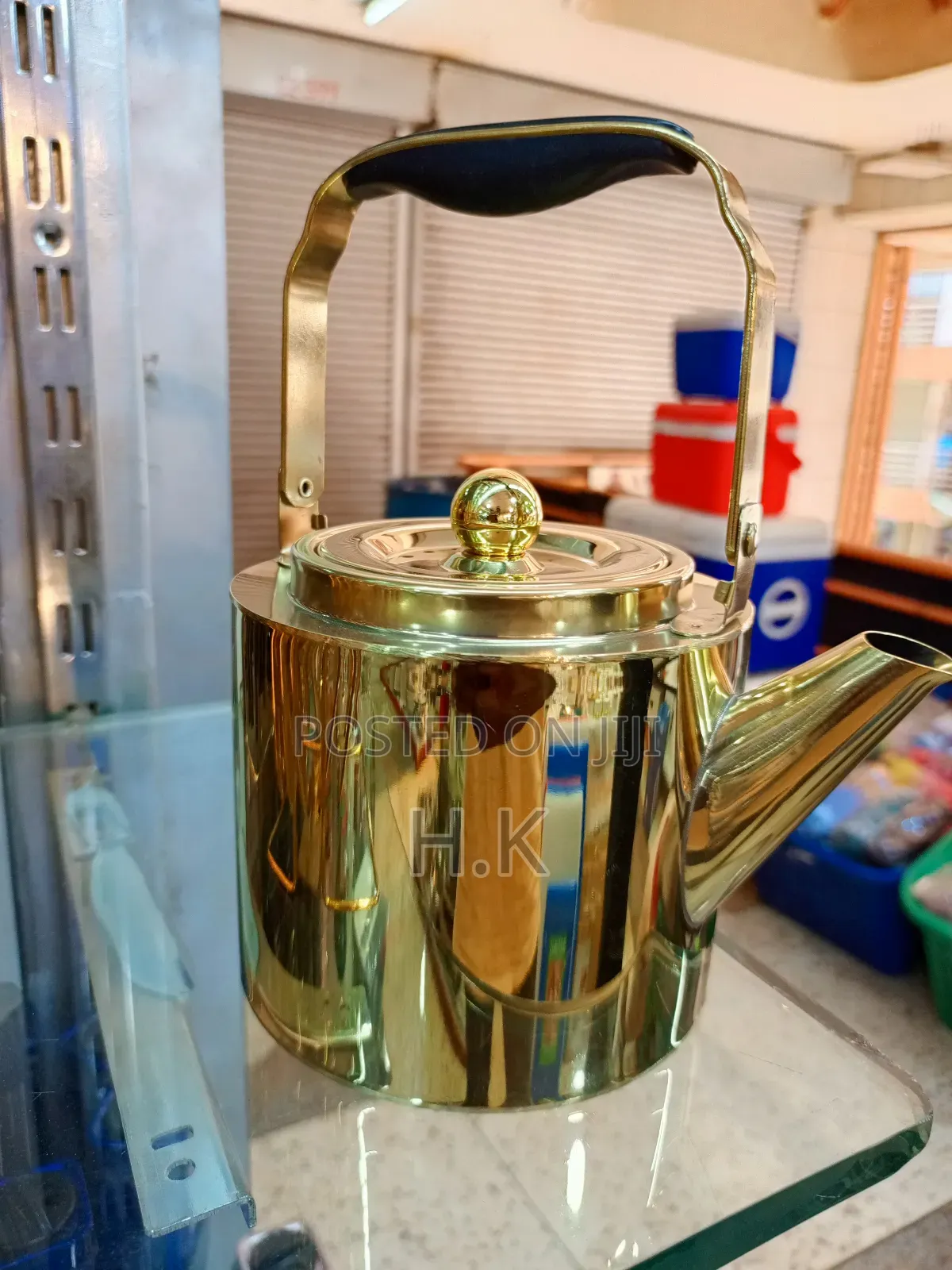 Golden Tea Kettle