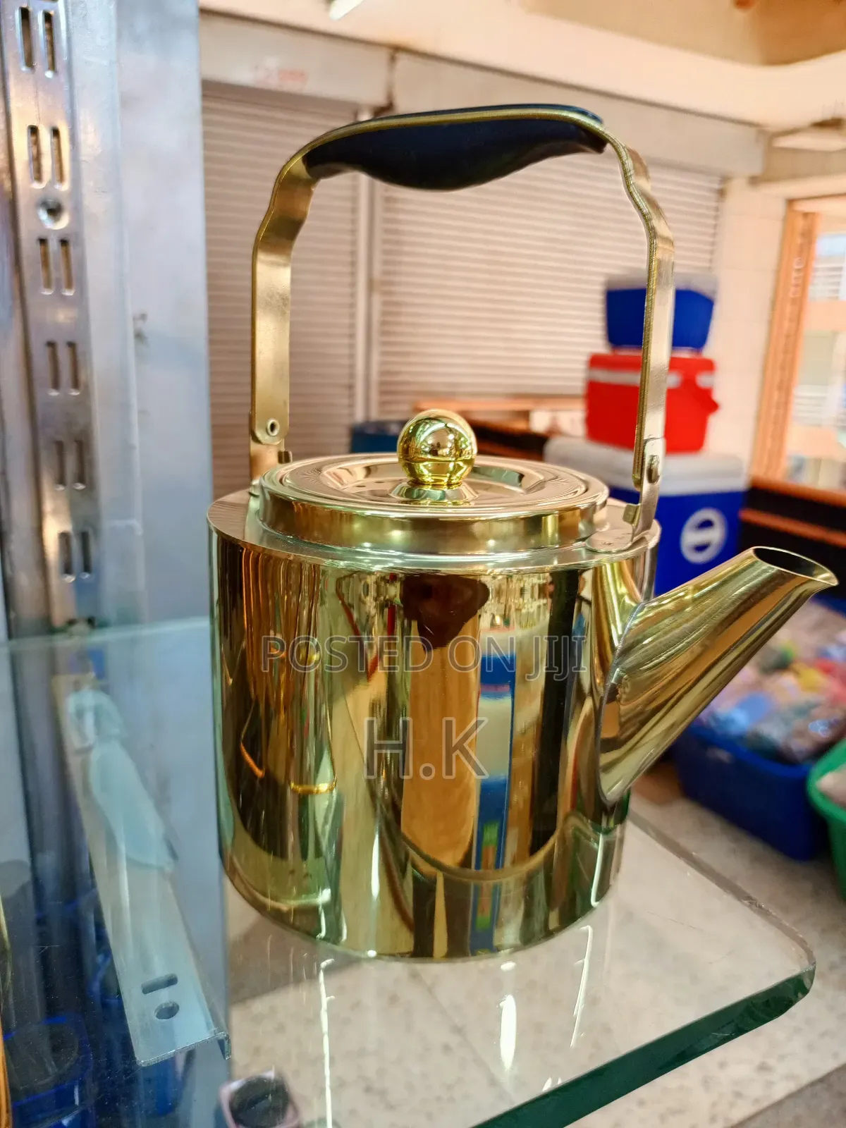 Golden Tea Kettle