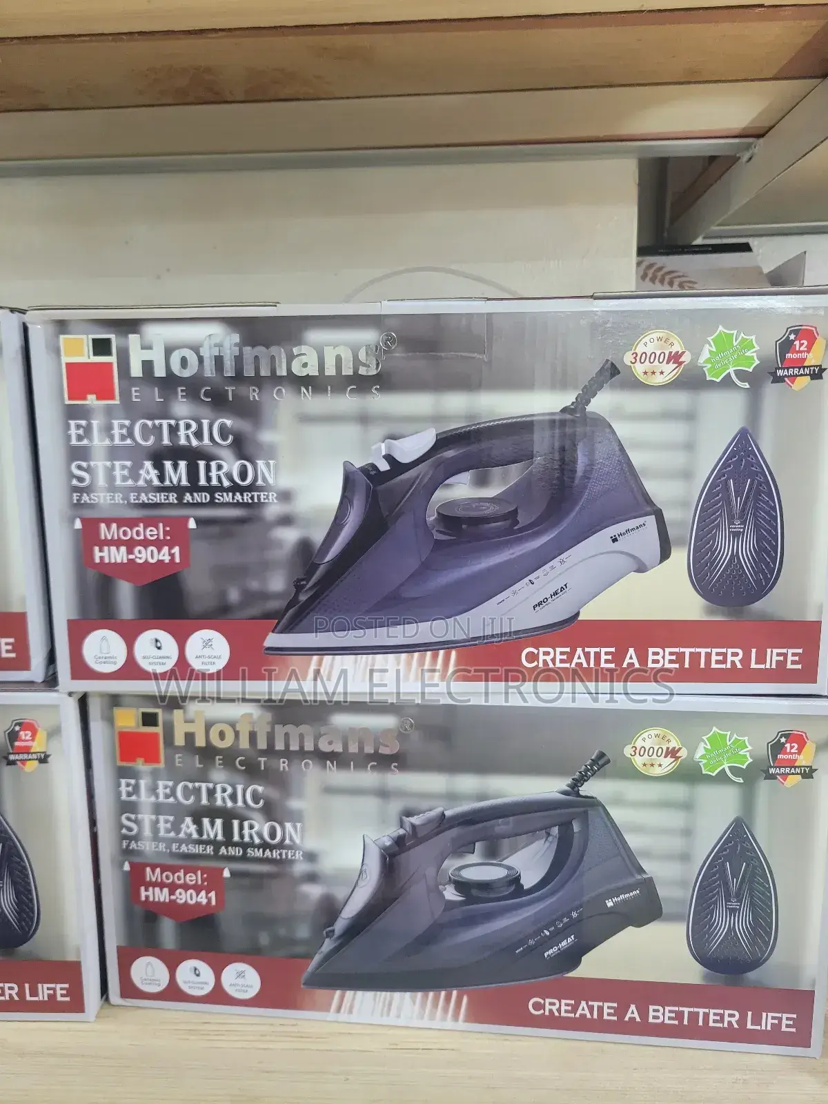 Hoffmans Electric Steam Iron Hm-9041