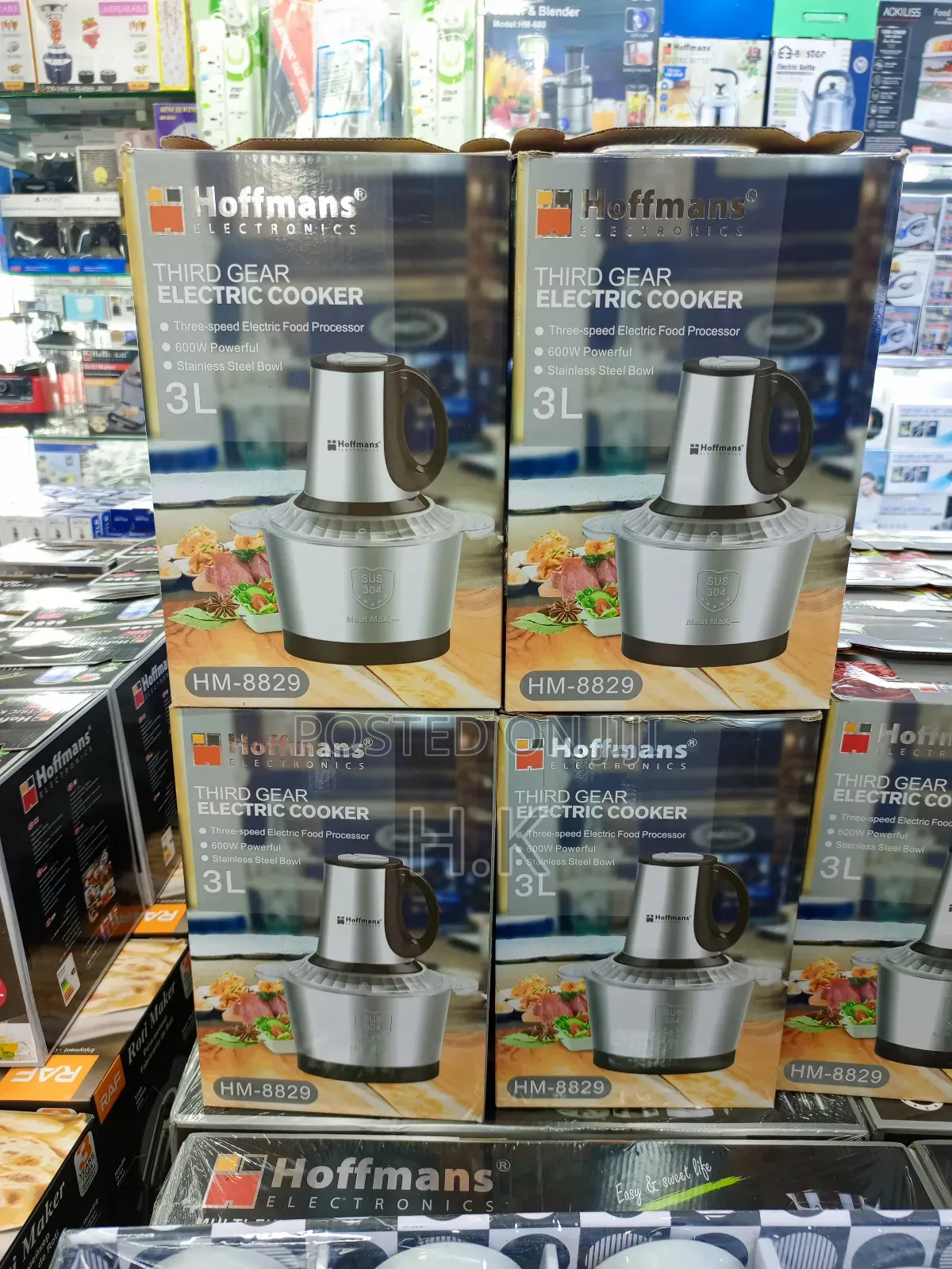 Hoffmans Hm-8829 Third Gear Electric Cooker