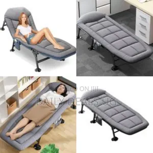 Camping Fishing Chair Portable Reclining Bed Chair With Pillow Outdoor