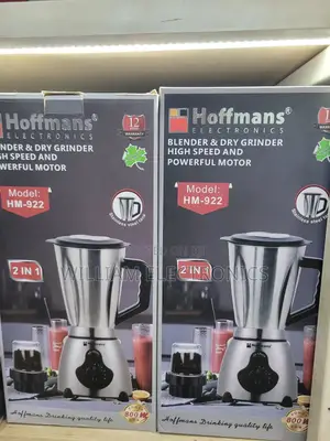 Hoffmans 2in1 Hm-922 Stainless Steel Blender