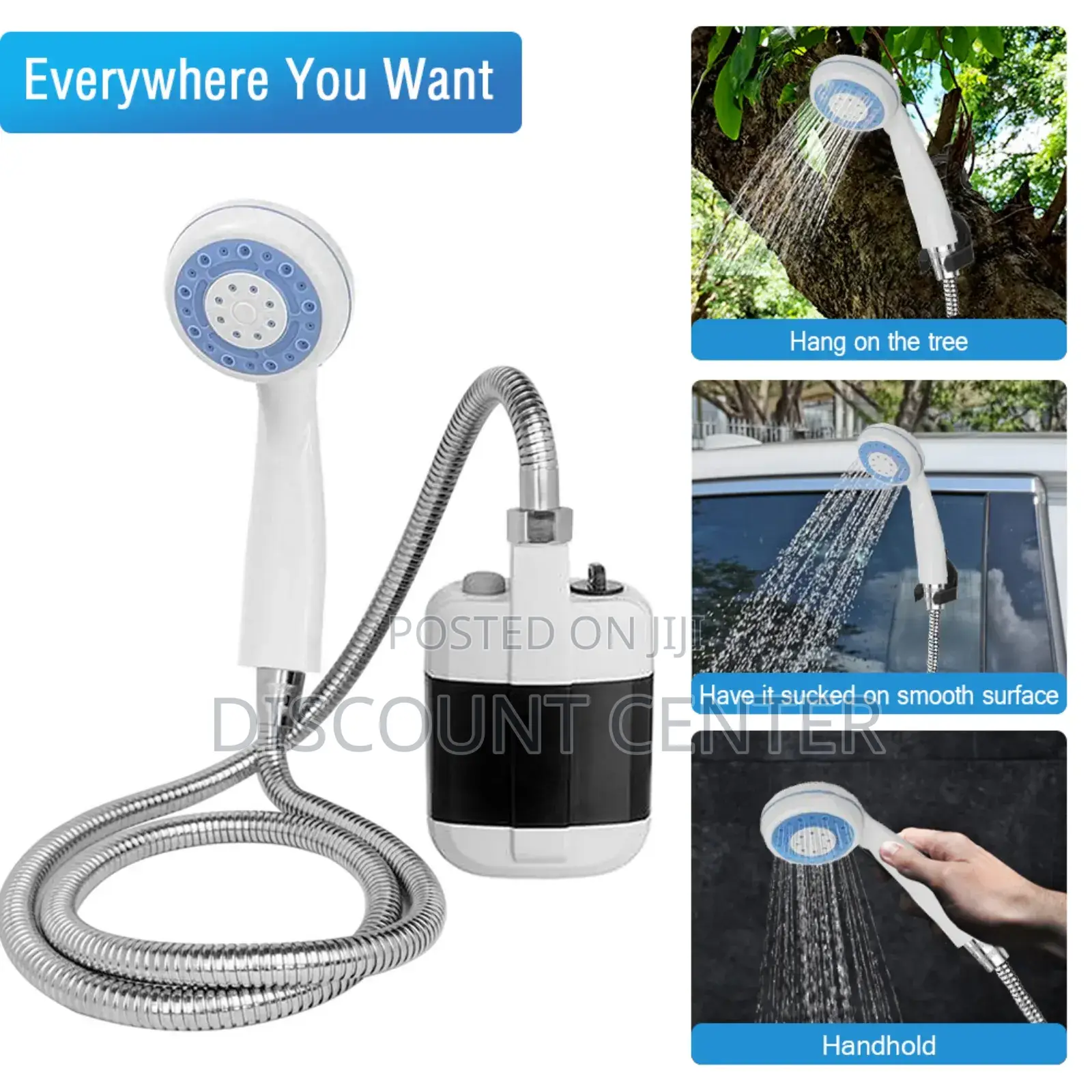 Rechargeable Shower Head Portable