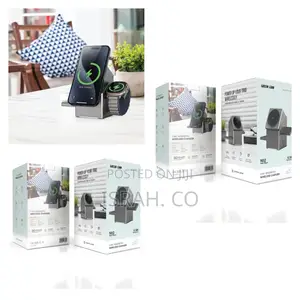 Green Lion Power Trio 3 in 1 Wireless 15w Fast Charger,