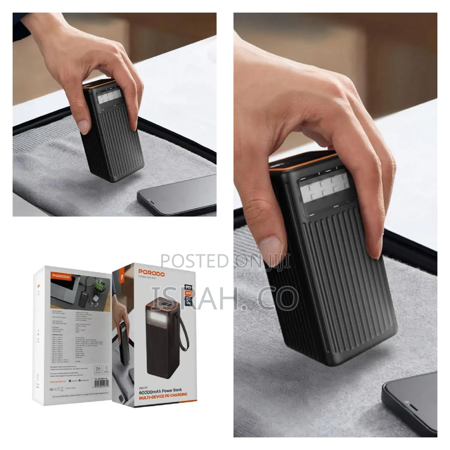 Porodo 60000mah Power Bank,