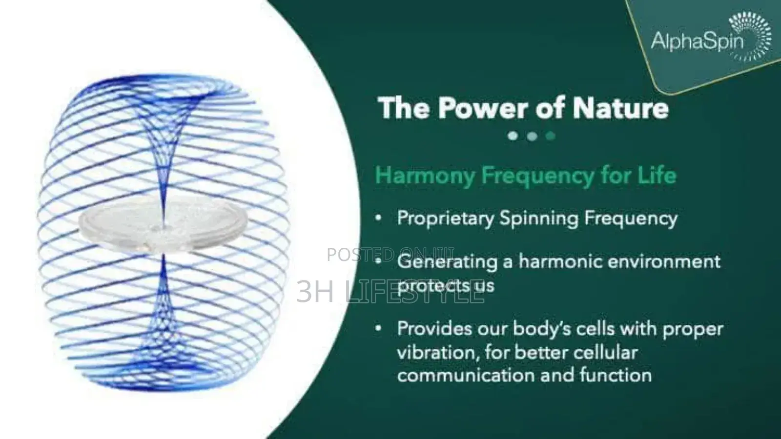 Alpha Spin Quantum Energy. Protect Your Natural Energy