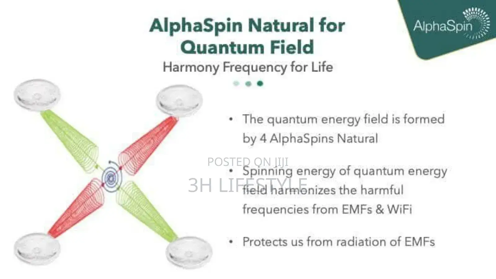 Alpha Spin Quantum Energy. Protect Your Natural Energy