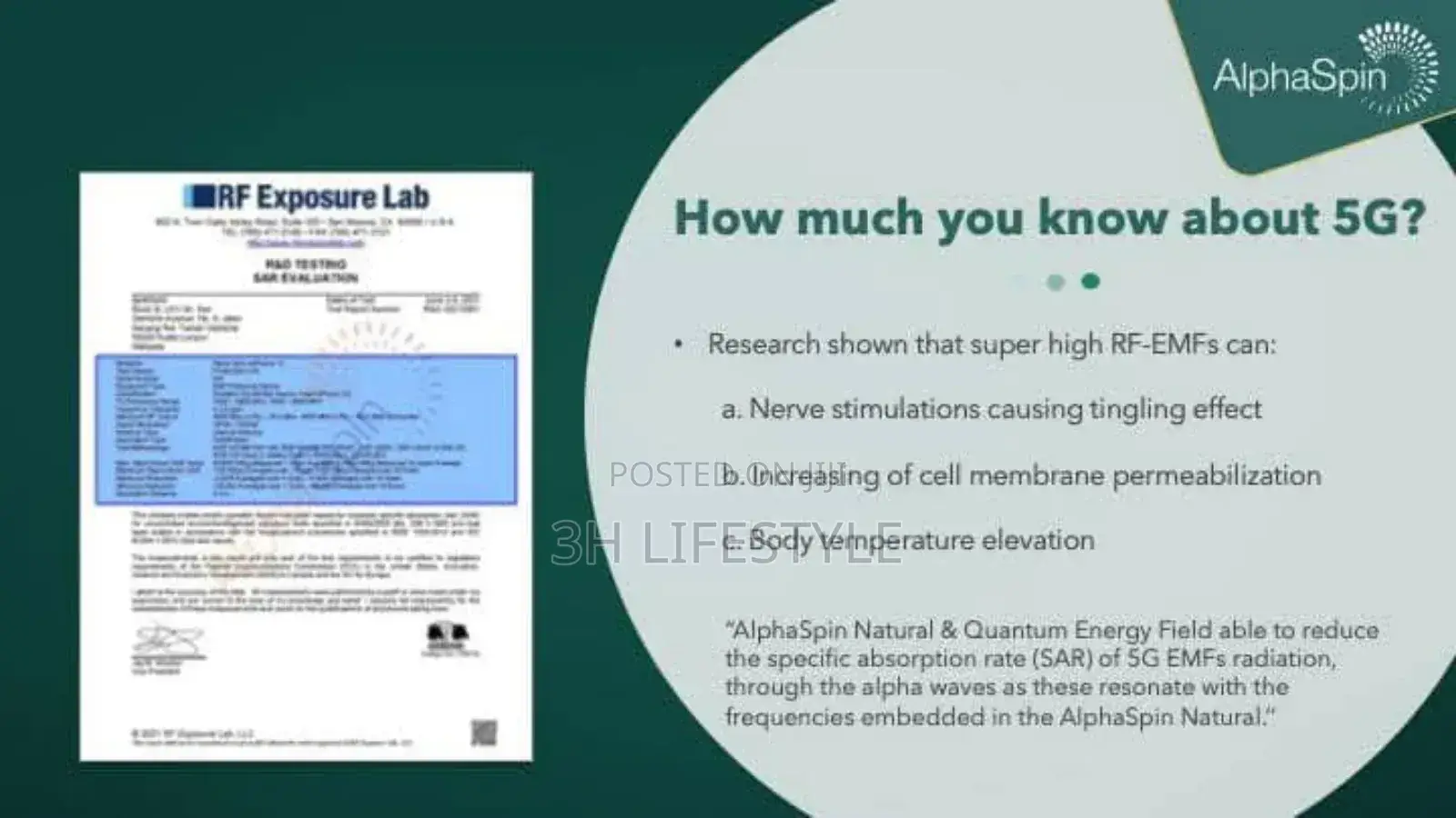 Alpha Spin Quantum Energy. Protect Your Natural Energy