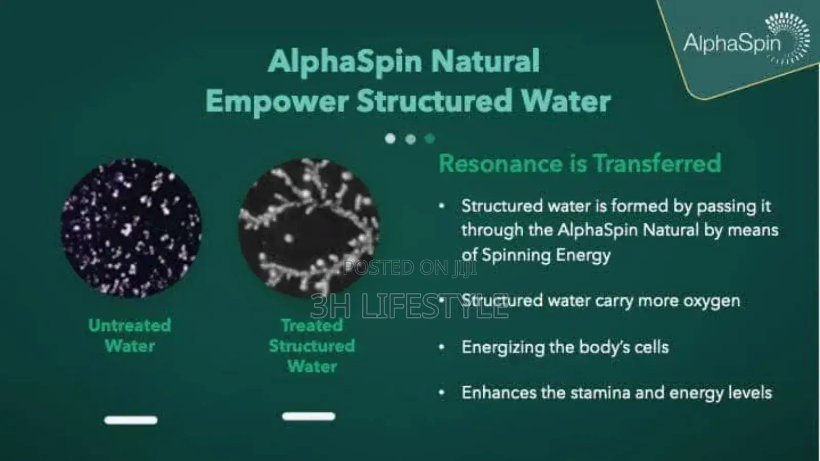 Alpha Spin Quantum Energy. Protect Your Natural Energy