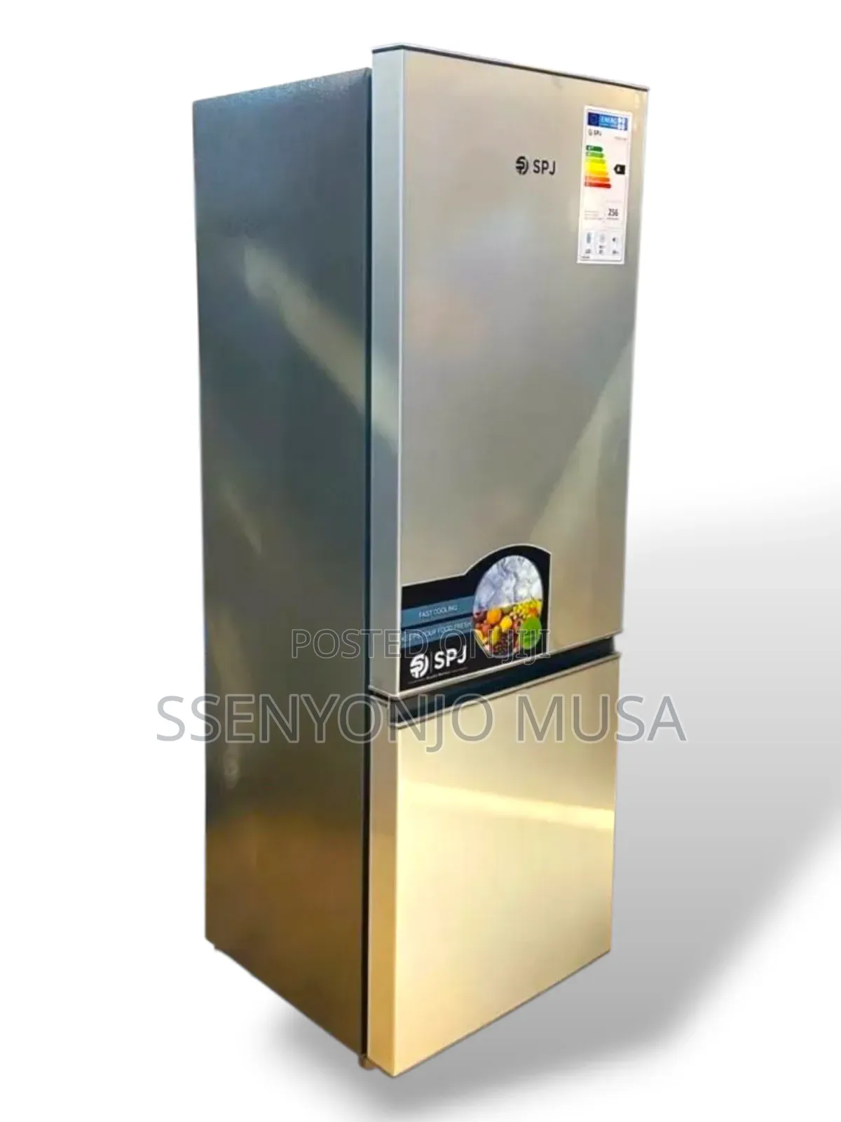 SPJ Fridge 220 Litres Combo Double Door Bottom Freezer