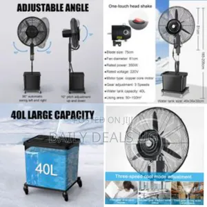 Industrial Misting Fan Commercial Pedestal Fan